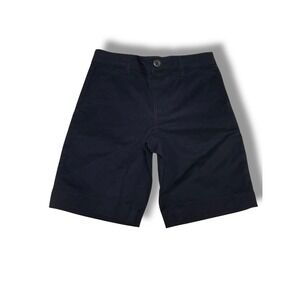 Old Navy Boys Blue Chino Shorts 6 Cotton Stretch School Uniform Flat Front NEW